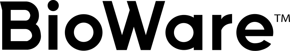 BioWareの企業ロゴ、報道対象の識別用