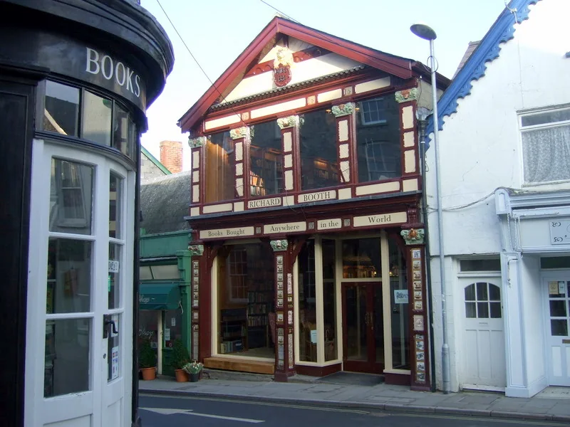リチャード・ブース書店の外観（2010年2月6日の資料写真）。現在の店の姿や1977年の宣言時、新刊の写真ではありません。