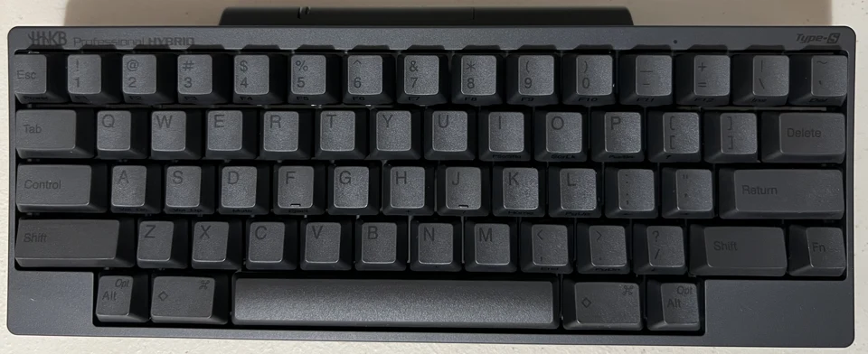 通常のHHKB Professional HYBRID Type-S(2024年の資料写真)。33万円の限定Eliteではありません。