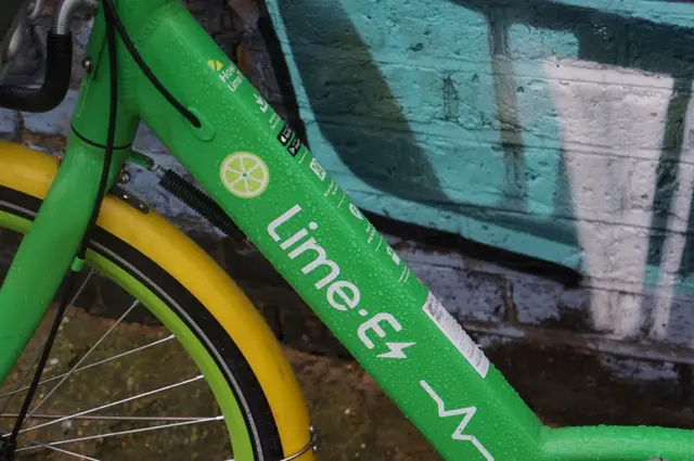 Lime電動自転車の資料写真（2019年）。今回の催しの写真ではありません。