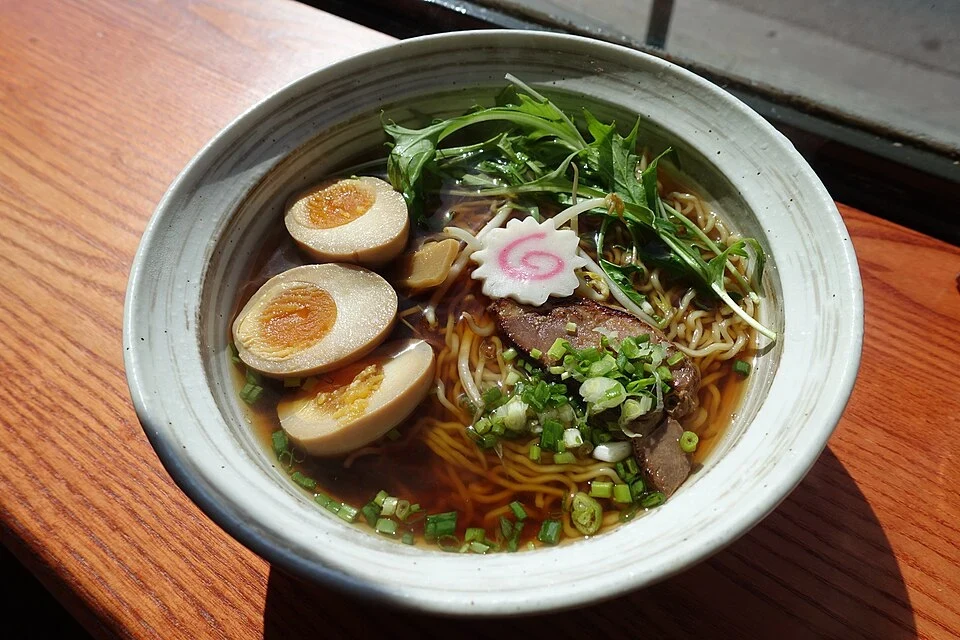 しょうゆラーメンのイメージ写真。今回のコラボ商品ではありません。